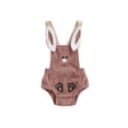thumbnail image 1 of Gupgi Combinaison Bébé Été Pâques Dos Nu Dessin Animé Rabbit Bouton Velours Côtelé, 1 of 9