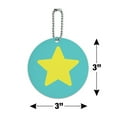 thumbnail image 6 of Steven Universe Pearl Star Round Luggage ID Tag Card Suitcase Carry-On, 6 of 8