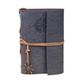 thumbnail image 2 of YEESHU Refillable Leather Journal Notebook Daily Planner Embossed Travel Journal Diary With Blank Pages And Retro Pendants, 2 of 9