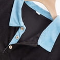 thumbnail image 4 of Polos for Men Long Sleeve Quarter Button Up Tee Shirt Basic Black Men T Shirts, 4 of 9