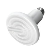 Simple Deluxe 150W Ceramic Heat Emitter Reptile Heat Lamp Bulb No Light Emitting Brooder Coop Heater for Amphibian Pet Snake Turtle & Incubating Chicken, No Harm, White, 1 Pack