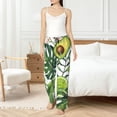 thumbnail image 6 of Lsque Watercolor Green Tropical Print Women's Pajama Pants, Lounge Pant - Comfortable Home Wear,Elastic Waistband, Stylish Design-Large, 6 of 9