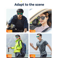 thumbnail image 5 of Gafas Inteligentes con IA, Bluetooth 5.4, Altavoz, Traductor de 145 Idiomas en Tiempo Real, Gafas de Sol con IA para Hombre y Mujer A, 5 of 5