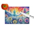 thumbnail image 4 of Carolines Treasures DAC1432LCB 15 x 12 in. Eryngium in Color Glass Cutting Board - Large, 4 of 5