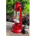 thumbnail image 2 of Vintage Style Hurricane Lantern Antique Collectible Electric Decorative Lamp., 2 of 6