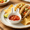 thumbnail image 5 of Ceramic Animal Dipping Bowl | Small Snack Bowls for Sauces, Candy & Fruit | Food Prep & Serving Dishes for Kitchen, Dining & Parties | Porcelain Mini Bowls for Appetizers, Ice Cream & Desserts | 1pc, 5 of 7