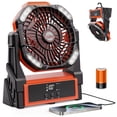 thumbnail image 1 of Ventilador de camping portátil CosyHack de 20000 mAh con luces de 4 velocidades, 1 of 7