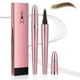 thumbnail image 1 of 1pcs, Stylo à Sourcils Microblading, Crayon à Sourcils Résistant à L\'eau, Stylo à Sourcils avec 4 Pointes, Maquillage Magique Naturel Premium pour Sourcils, Crayon de Contouring à Coups Fins, Longue Tenue Toute la Journée., Café Clair, 1 of 7