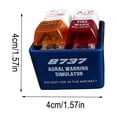 thumbnail image 3 of Aircraft Aural Simulator Keychain B737 EGPWS Button Aviation Fidget Keycap For Pilots Flight Sim Enthusiasts, 3 of 5
