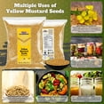 thumbnail image 5 of Rani Yellow Mustard Seeds Whole Spice 14oz (400g) ~ Ideal for Pickling, Dressing and Making Ground Mustard for Cooking, All Natural | Vegan | Gluten Friendly | NON-GMO | Kosher | Indian Origin, 5 of 9