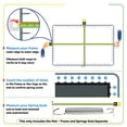 thumbnail image 4 of Plexalife Trampoline Replacement Jumping Mat for Plexalife 9' X 15' Rectangular Trampoline, 4 of 6