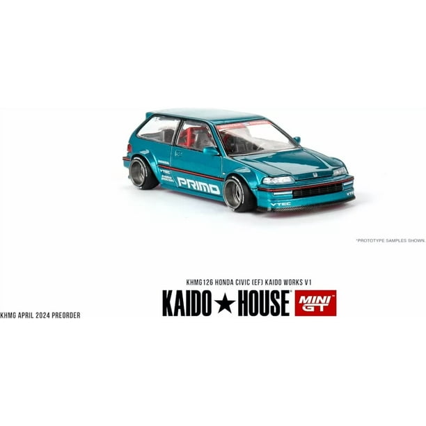 MINIGT Honda Civic EF Kaido Works V1, 1:64 Scale Diecast Model