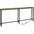 thumbnail image 6 of 70.9" Narrow Console Table with  Station, 5.9" Sofa Table with 2 Power Outlets and USB Ports, Long Entryway Tables Behind Couch Table, for Hallway, Livingroom, Greige BG185UXG01G1, 6 of 6