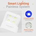 thumbnail image 3 of Modelones Mini UV Light for Nails, UV Nail Lamp, Nail Light for Gel Nails with 2 Timers for Fast Nail Extension, LED Nail Lamp, Portable USB Nail Dryer for Travel, 3 of 9