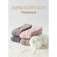 thumbnail image 3 of 5Pairs Warm & Cozy Gifts for Women, Fluffy Fuzzy Sock, Plush Sleeping Slipper Socks - Soft Warm Fabric, 3 of 5