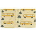 thumbnail image 2 of WOBOGO Yellow Kindergarten School Bus Pattern File Folders Extra Large Capacity to Hold 200 Sheets of Documents Hard Shell Ring Binder for School Home Office, 2 of 10