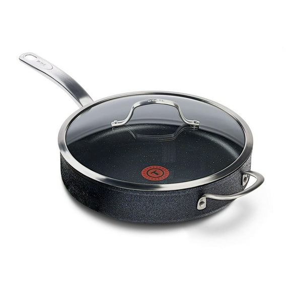T-fal Stone Shield 5 Qt / 11.8" Jumbo Cooker with DefenseShield™ Technology, 6-Multilayer construction, robust stone texture, dishwasher and oven-safe, 5 Qt/ 11.8"