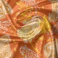 thumbnail image 5 of Ambesonne Oriental Window Valance, Folk Style Hand Pattern, 54" X 12", Orange Yellow and White, 5 of 5