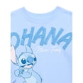thumbnail image 3 of Lilo & Stitch Girls’ Graphic Fleece Sweatshirt with Long Sleeves, Sizes 4-16, 3 of 3