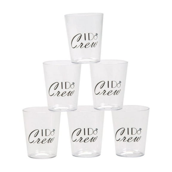 I Do Crew Shot Glasses (24Pc) - Party Supplies - 24 Pieces