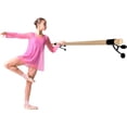 thumbnail image 3 of Athletic Bar Fixed Height Wall Mount Ballet Barre Brackets (Pair) - Black A Shape for 1.5"-1.67" Wooden Dowels - Athletic Bar Fitness Solution, 3 of 5