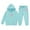 Sky Blue, variant on Aocisk Fall Winter Girl Outfits Set Winter Hoodie and Joggers Comfy Casual Kids Clothes with Stylish Print Pink 8-9 Years
