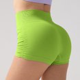 thumbnail image 2 of felwors Hidden Scrunch Booty Lifting Seamless Workout Shorts Athletic Gym Running Yoga Green for Size L, 2 of 4