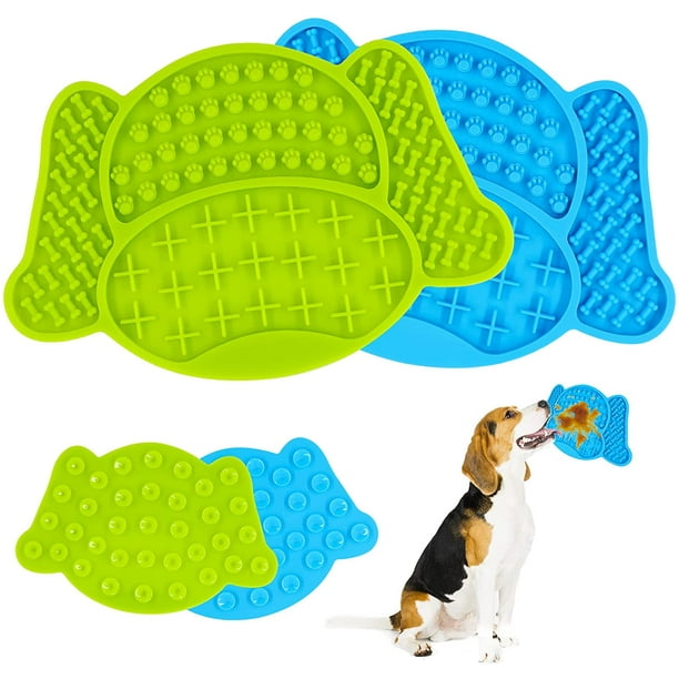 Dog Lick Pads, 2 Pcs Dog Lick Pads With Powerful Suction Cups Silicone