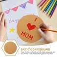 thumbnail image 4 of art painting paper cardboard round 200pcs, 4 of 4