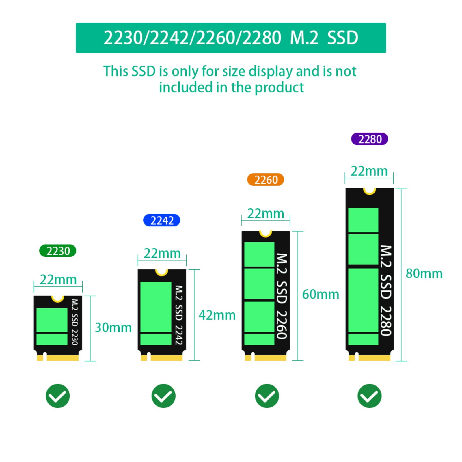 Portable NVMe to SATA3 & SFF8654 Interfaces Card for Easy Hard Drives Upgrades and Data Backup
