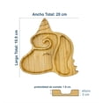 thumbnail image 4 of Set De Alimentación Para Bebé Diseño De Unicornio En Bambú, 4 of 11
