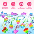 thumbnail image 4 of Fun Little Toys 36Pcs Valentine Popit with Cards with Pop Bubble Keychain Fidget Toys Pop Keychain Stress Anxiety Relief Toy for Kids Valentine's Day Classroom Exchange Prizes, Party Favors, 4 of 7