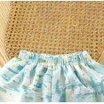 thumbnail image 4 of Kid Boys Girl Clothes Shorts Set 2 Piece Outfits Summer Casual Short Sleeve Top and Shorts Set for Girls 4-7 Green 8-9 Years, 4 of 7