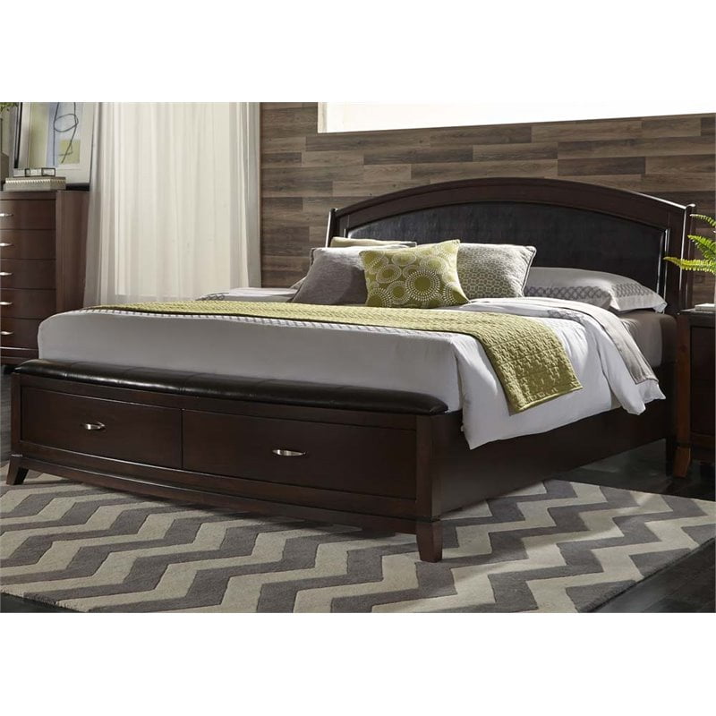 Liberty Furniture Avalon Queen Storage Bed - Walmart.com - Walmart.com