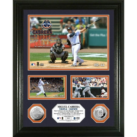 MLB - Detroit Tigers Miguel Cabrera "Triple Crown" Silver Coin Photomint
