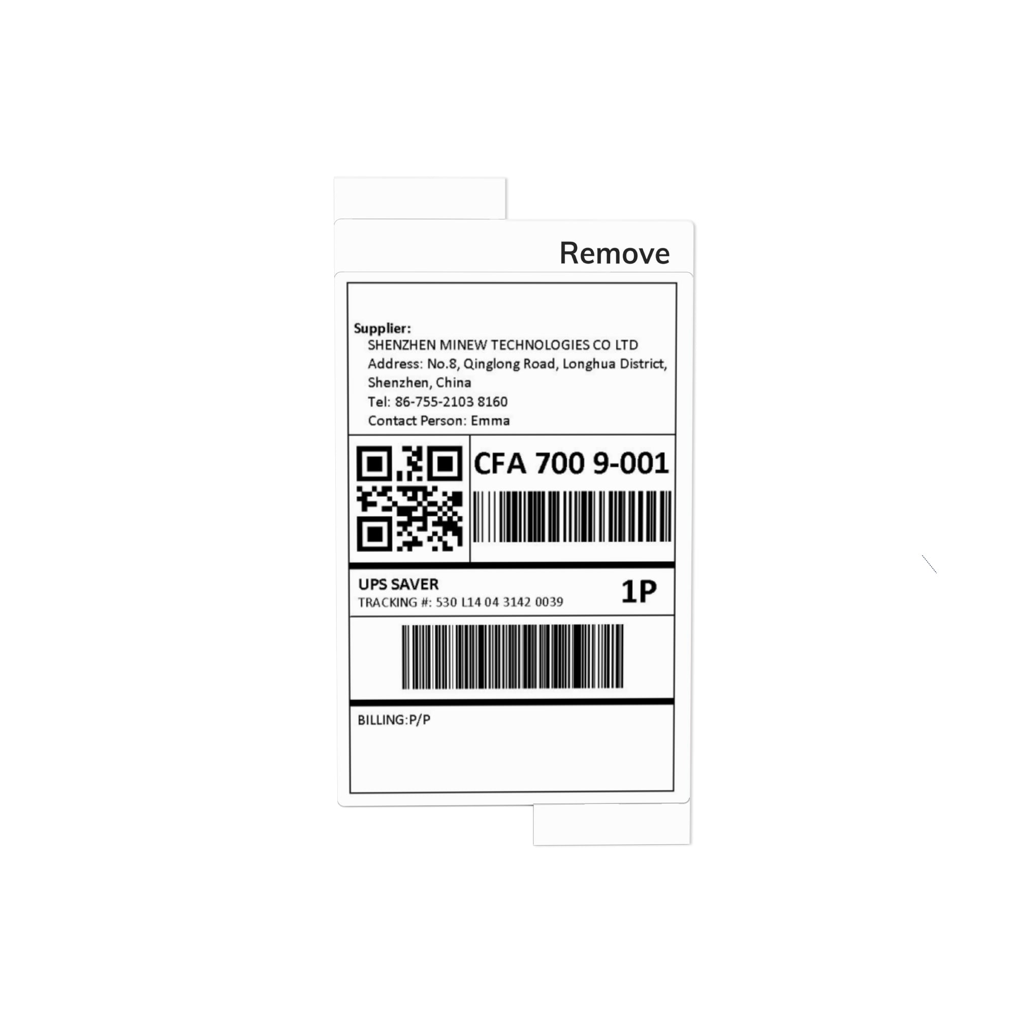 3PCS MTB06 BLE Printable Smart Label IoT UHF RFID Parcel Tracker Real Time Monitoring RTLS Bluetooth Asset Tracking BLE Tags Beacon for Logistics