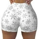thumbnail image 2 of Fotbe Snowflake Minimalist Shorts Sin Costuras – Shorts Deportivos de Cintura Alta para Mujer, Elásticos para Gimnasio, Yoga, Running o Ciclismo-Small, 2 of 8