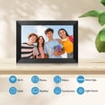 thumbnail image 2 of Aeezo Wifi Digital Picture Frame 10.1 inch with IPS Touch Screen,Loading Pictures to 32GB Smart Digital Photo Frame via Frameo App,Gift for Mother's Day,Black, 2 of 6