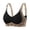 Black, variant on Lixiuxyad Small Sports Bras for Women Women's Comfortable And Transparent Shoulder Strap Cordless Backless Spongeless With Convertible Shoulder Straps