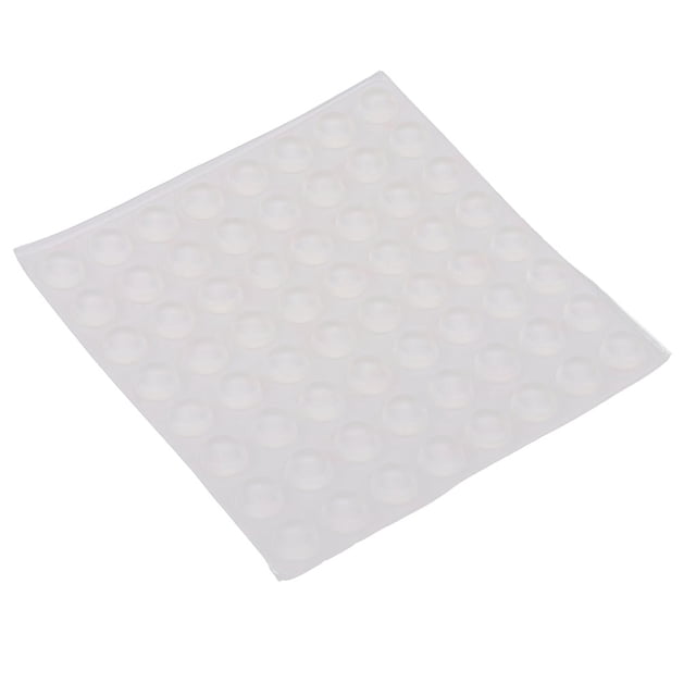 100Pcs 12mm Bouton Pare-Chocs Bouchon Pare-Chocs Autocollants Mur Collant