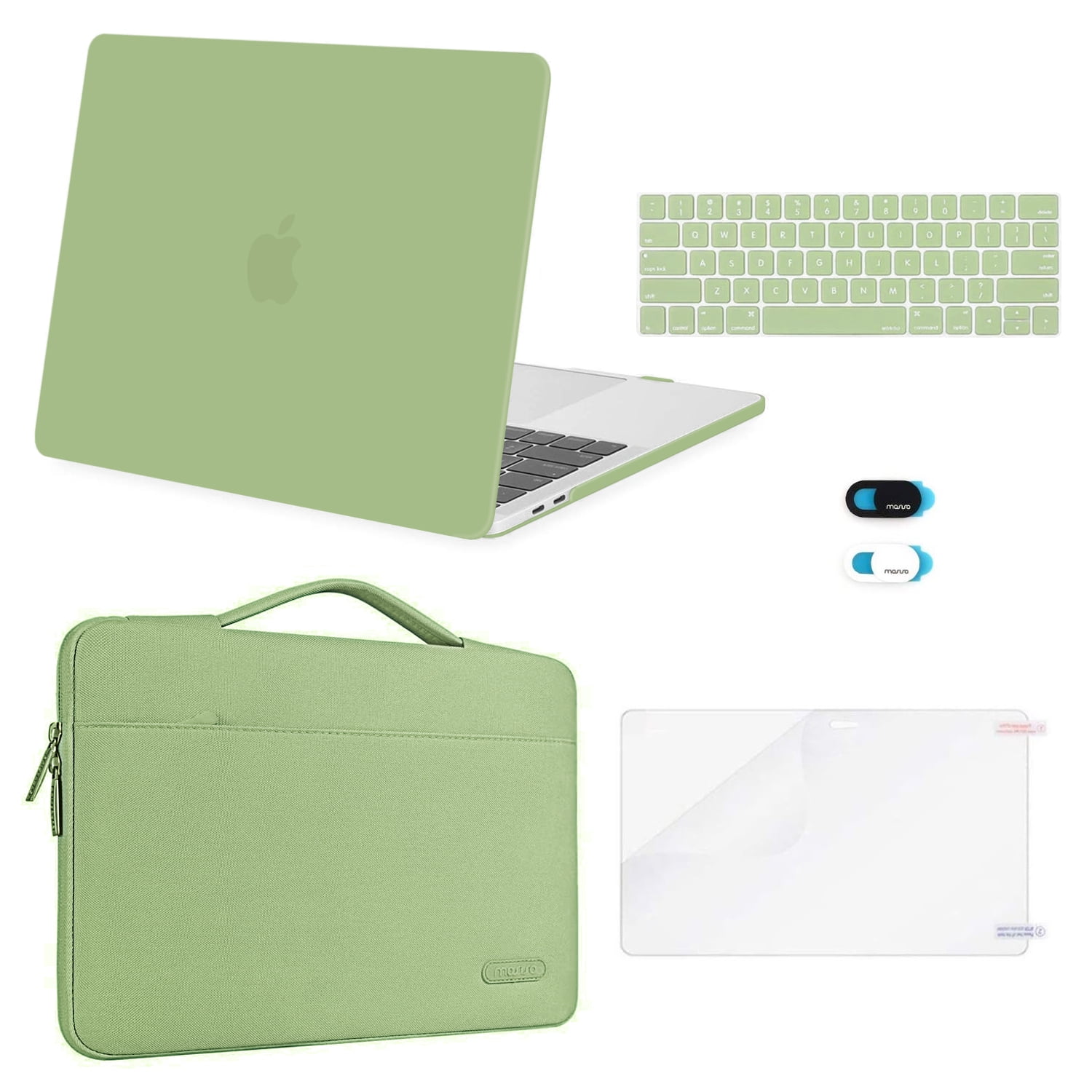 Zipper Sleeve Bag+Hard Case+Keyboard Cover for Macbook Pro 13 15" Touch Bar 2016 