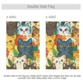 thumbnail image 3 of Cute Cats and Flowers Garden Flag 12"x18" Double-Sided Yard Flags for Outside Outdoor All Seasonal Decoration, 3 of 6