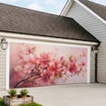 thumbnail image 4 of Flower Painted, Abstract Blush Pink Watercolor Garage Door Cover Banner 6 x 13 FT, Garage Door Curtains Backdrop with Grommets for Indoor Outdoor Wall Party Porch Yard Decorations Background, 4 of 9