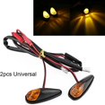 thumbnail image 5 of Motorcycle Flush Mount Led Turn Signal Light, 2 Pcsbrair Universal Motorbike Indicator Lamp Amber Light Front Rear Blinker Indicator Light Motorbike F, 5 of 5