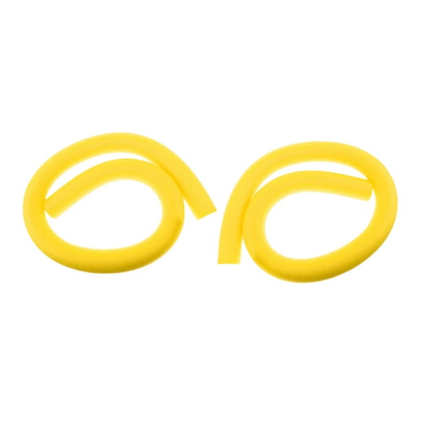 Fideos de Piscina de 2 Piezas Fideos de Piscina Wacky Noodle Fideos de Espuma NÚCLEO HUECO con AGUJERO Amarillo