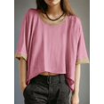 thumbnail image 2 of Camiseta Dokotoo para mujer, verano 2025, moderna, casual, 2 of 6