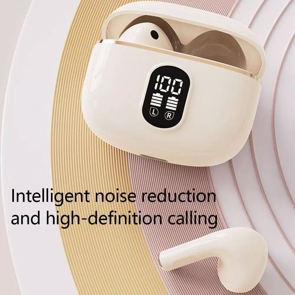 TWS Earphones Wireless for Motorola Razr Ultra (2025) - Earbuds Headphones True Stereo Headset Hands-free Mic Charging Case