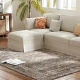 thumbnail image 6 of Spaco 5x7FT Machine Washable Area Rug, Non-Slip Traditional Floor Cover Foldable Carpet for Indoor as Living Room, Bedroom, Dark Mixed-Brown, 6 of 8