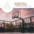 thumbnail image 2 of Phenofice Replacement Basketball Net Metal Basketball Goal Withstands Dunking Golden 1Pack, 2 of 8