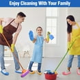 thumbnail image 5 of 10Pcs Mop Slippers for Floor Cleaning, Washable Reusable Shoes Cover, Microfiber Dust Mops Mop Socks, 5 of 9